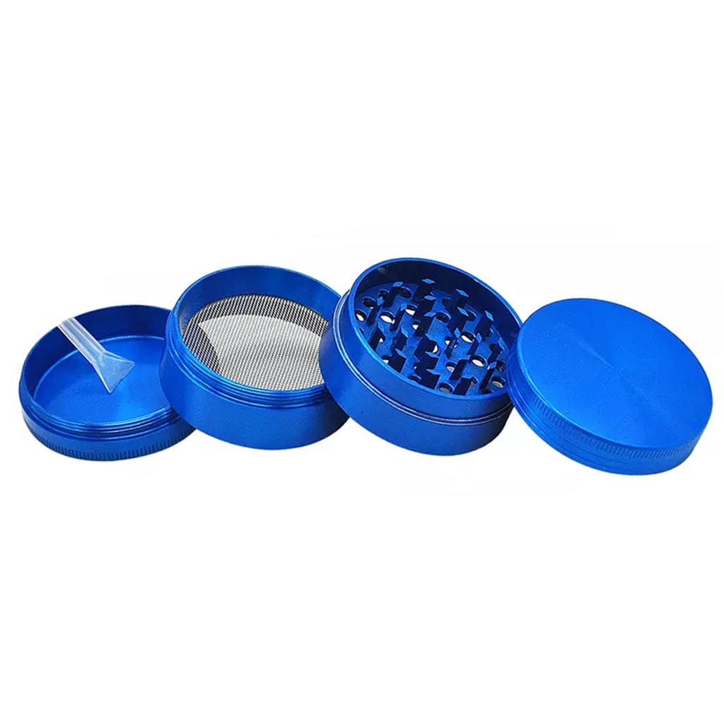 Aluminum Grinders - 4 Piece Herbal