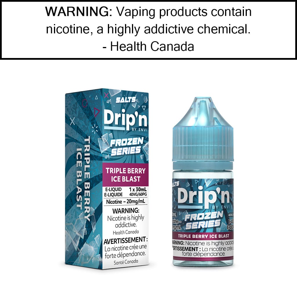 Drip'n by Envi - Frozen - Salt Triple Berry - Ice Blast - 20MG/ML Salt Based E-Liquids