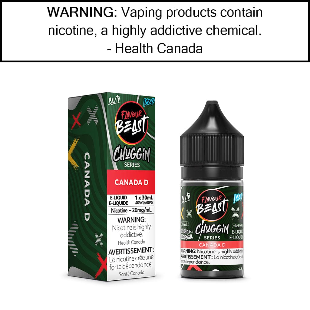 Flavour Beast Chuggin - Salt Canada D - Iced - 20MG/ML Salt Based E-Liquids