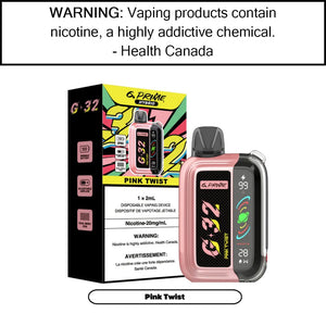 G Prime Hybrid 32K - Disposable Pink Twist - 20MG/ML Disposable