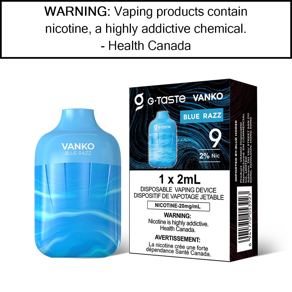 G-Taste Vanko - Disposable Blue Razz - 20MG/ML Disposable