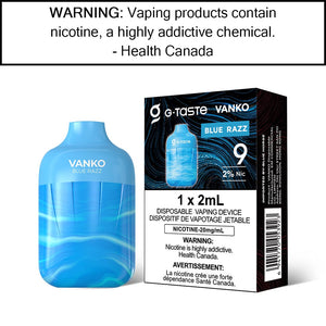 G-Taste Vanko - Disposable Blue Razz - 20MG/ML Disposable