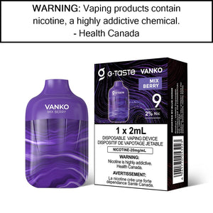 G-Taste Vanko - Disposable Mix Berry - 20MG/ML Disposable