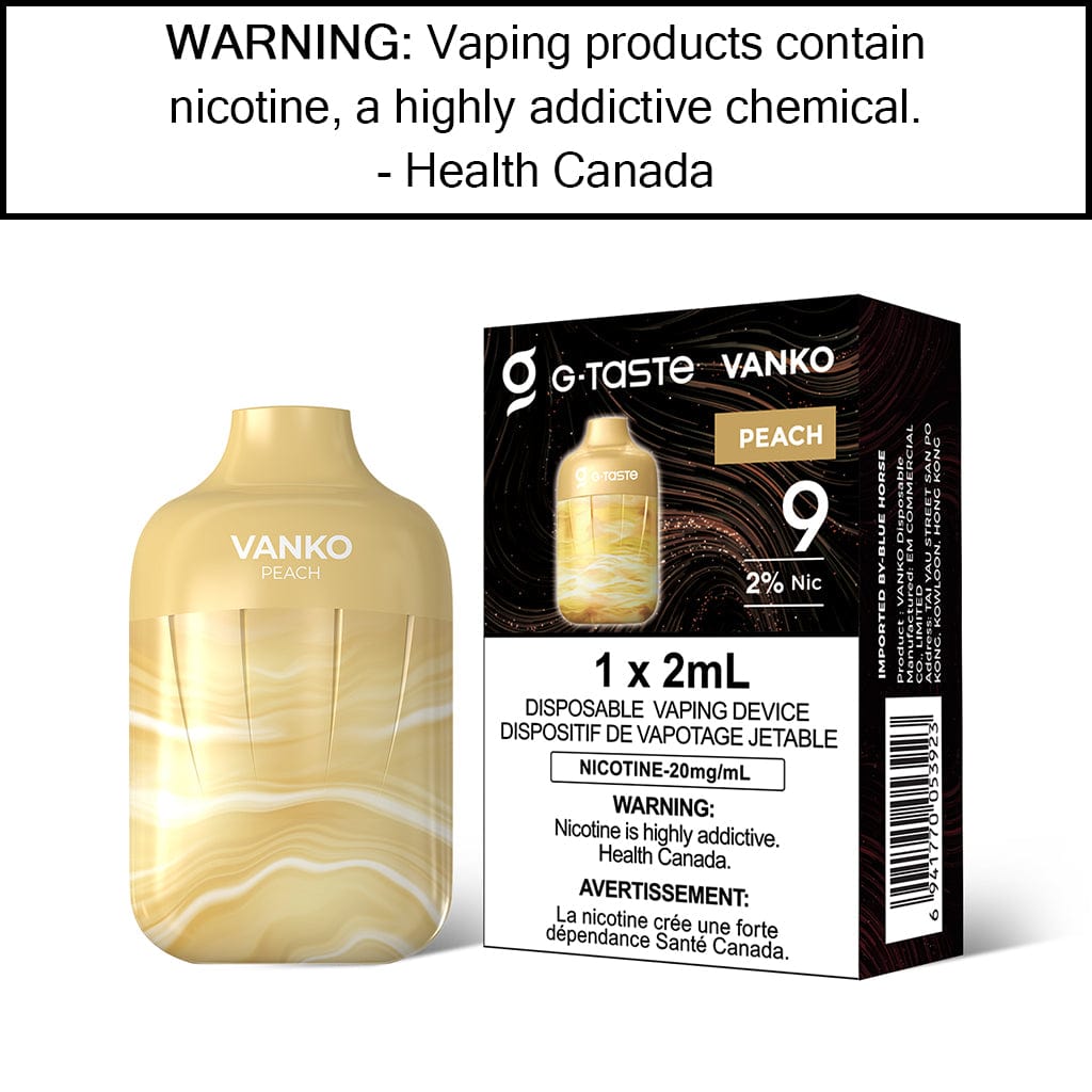 G-Taste Vanko - Disposable Peach - 20MG/ML Disposable