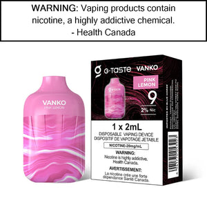 G-Taste Vanko - Disposable Pink Lemon - 20MG/ML Disposable