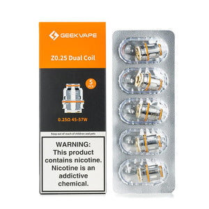 Geekvape Z Coils for Obelisk Tank 0.25ohm Dual (45W-57W) Replacement Coils