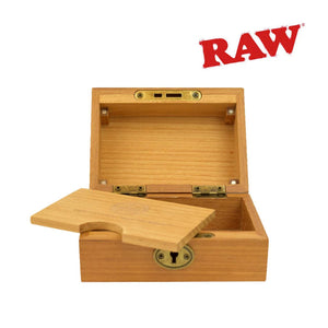 Raw Natural Teakwood Smokers Box Herbal