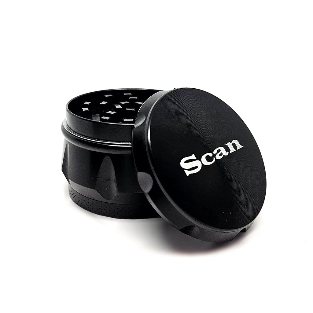 Scan Grinders 2.25"x1.5" - Ergonomic 4 Piece Herbal