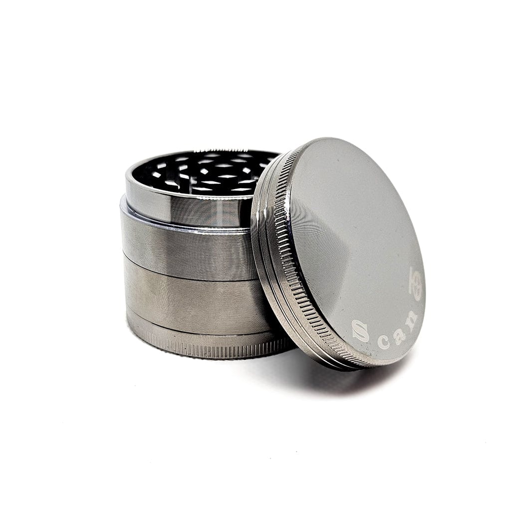 Scan Grinders 2.25"x1.75" - Steel 4 Piece Herbal