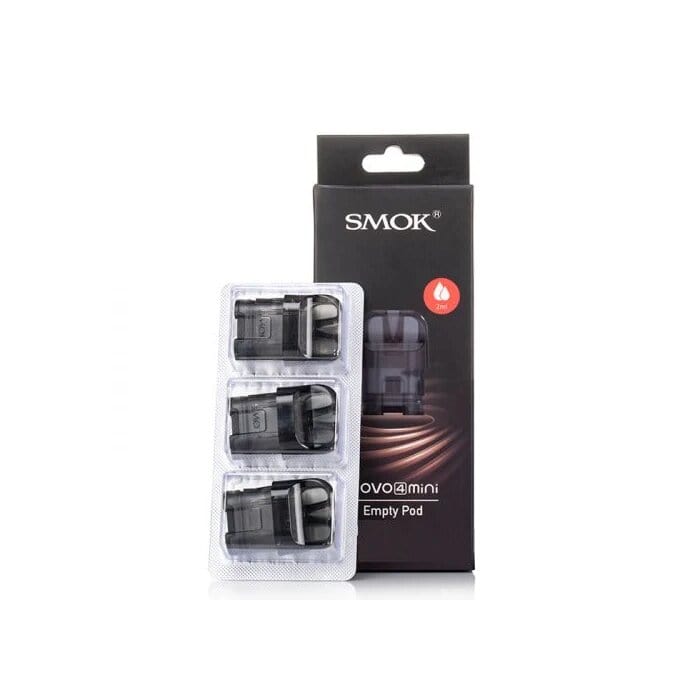 SMOK NOVO 4 Mini Replacement Pods (CRC) Transparent Black - LP1 Replacement Pods