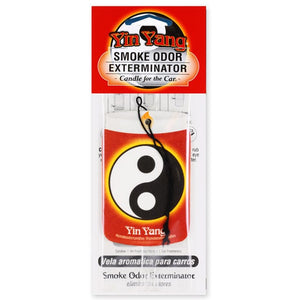 Smoke Odor Exterminator - Air Freshener Car Hangers Yin Yang Odour Control