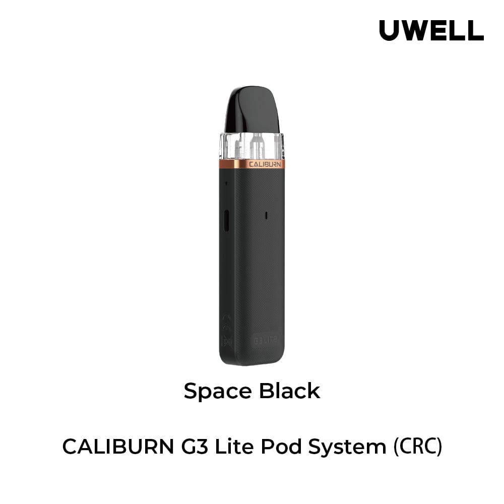 Uwell Caliburn G3 Lite Pod Kit (CRC) Black Pod Systems