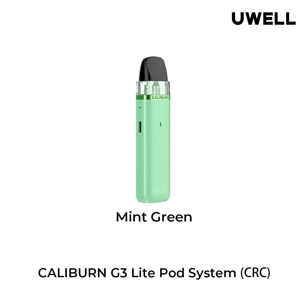 Uwell Caliburn G3 Lite Pod Kit (CRC) Mint Green Pod Systems