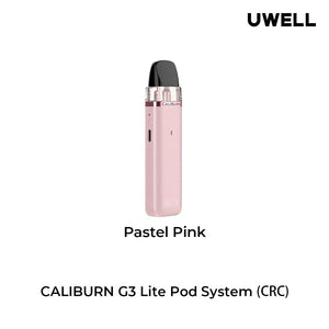 Uwell Caliburn G3 Lite Pod Kit (CRC) Pastel Pink Pod Systems