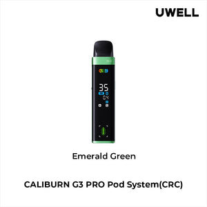 Uwell Caliburn G3 Pro Pod Kit (CRC) Emerald Green Pod Systems