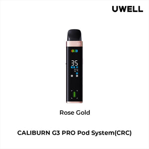 Uwell Caliburn G3 Pro Pod Kit (CRC) Rose Gold Pod Systems