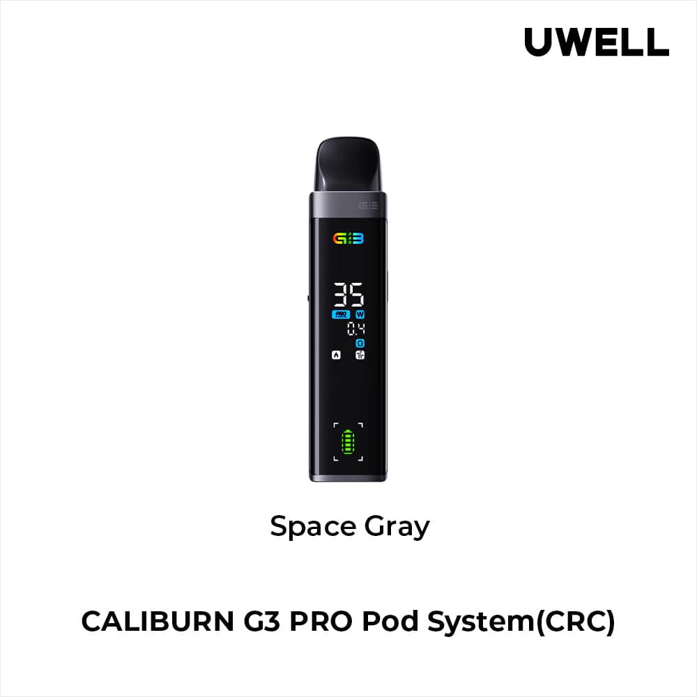 Uwell Caliburn G3 Pro Pod Kit (CRC) Space Grey Pod Systems