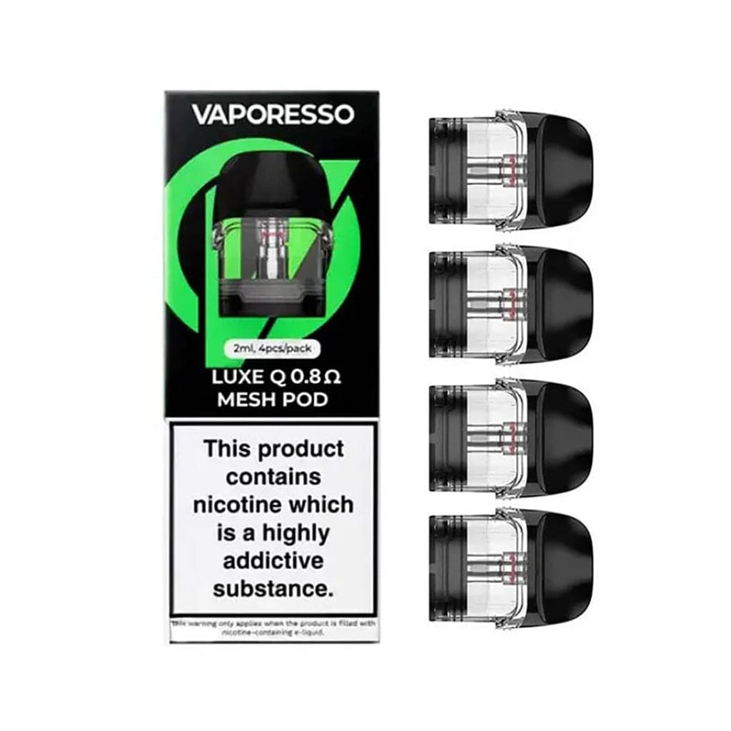 Vaporesso Luxe Q Replacement Pods (CRC) 0.6 ohm - 4-Pack Replacement Pods